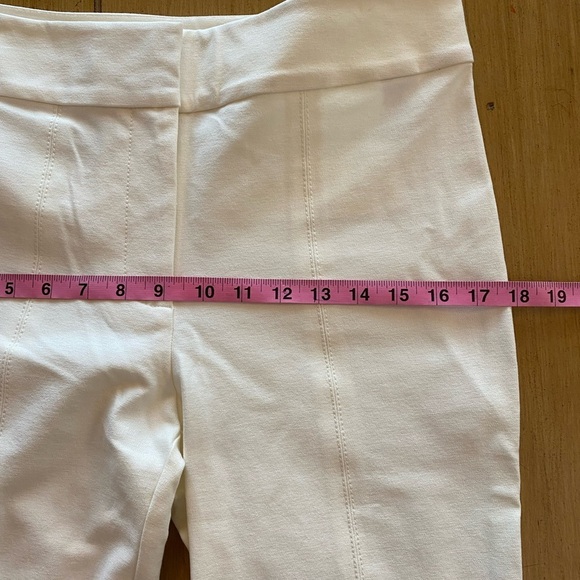 Derek Lam Women’s White Maeve Slit Hem Flare Long New size 8 Pants - Picture 7 of 16